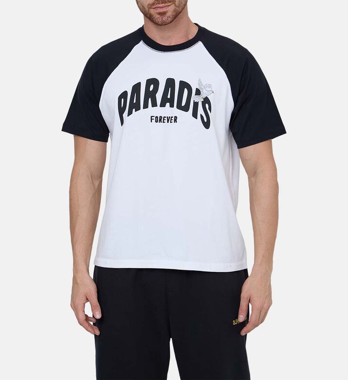 Cotton Logo-print Contrasted T-shirt