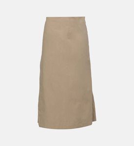 تنورة دولتشي بوبلين ملفوفة