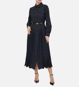 Handmade Pleats Chemise Dress