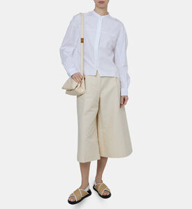 Stand Collar Long-sleeve Shirt