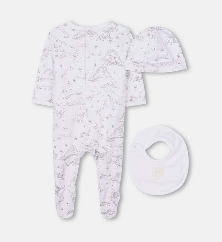 Bib Hat Pajama 3-piece Set Bib Hat Pajama 3-piece Set