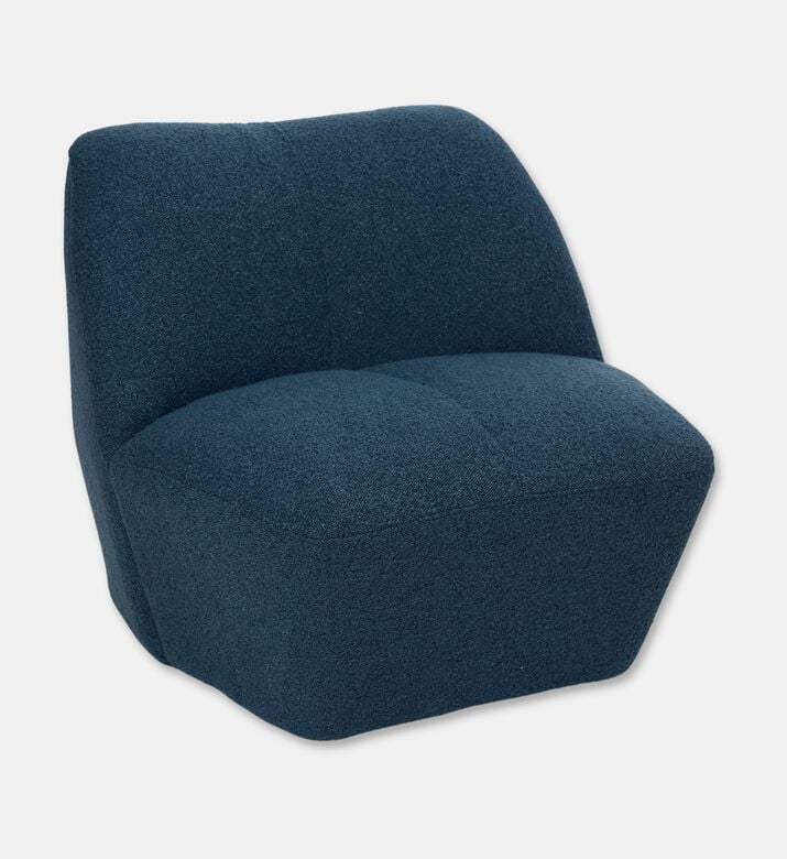 Home Deco and More Pettal Lounge Chair, Blue, Packshot View