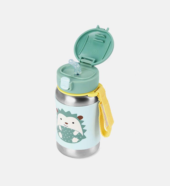 Hedgehog Zoo Stainless Steel Straw Bottle