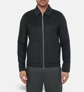 Samsoe Sapaulo Zip Fastening Slip Pockets Jacket, Model View