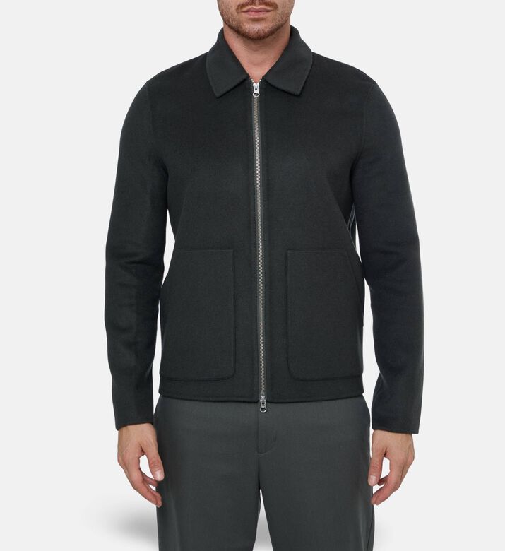 Samsoe Sapaulo Zip Fastening Slip Pockets Jacket, Model View