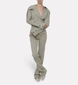 The Attico Poplin Button-down Shirt, Model View