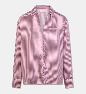 Chantelle Striped Button-down Pyjama Shirt, Packshot View