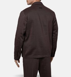 Corneliani Patch Pockets Straight-cut Overshirt, Model View