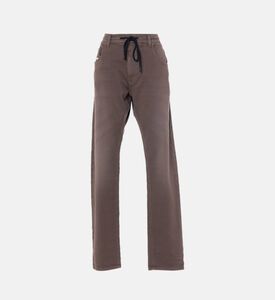 بنطال جينز مريح برباط خصر