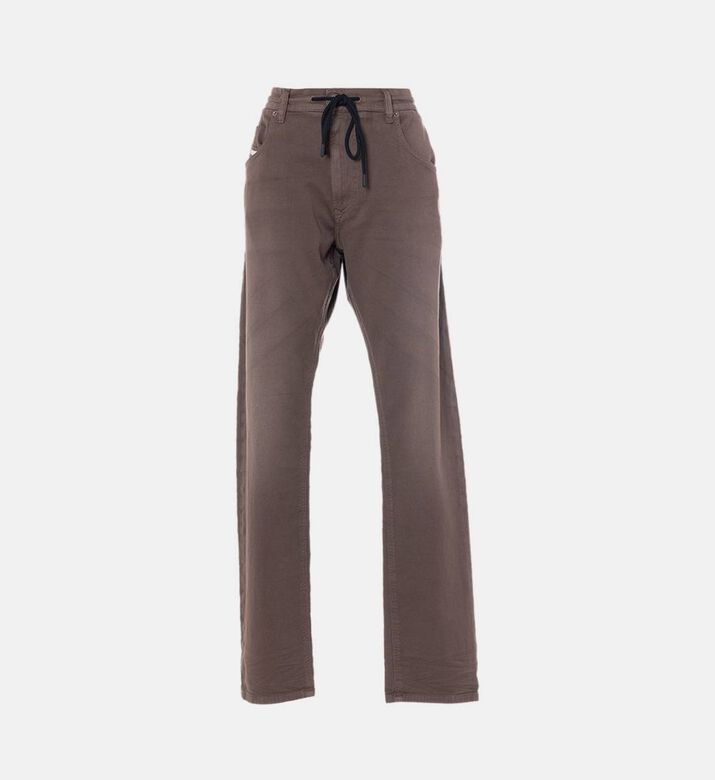 بنطال جينز مريح برباط خصر