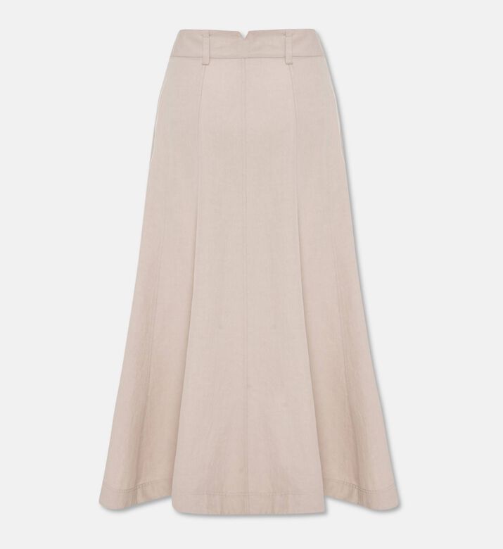 Carter and White Paulina Buttoned Down Maxi Skirt, Packshot View