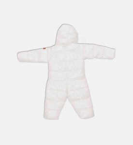 Save the Duck Padded Zip Fastening Snow Suit, Off-white, 12-18m, Packshot View