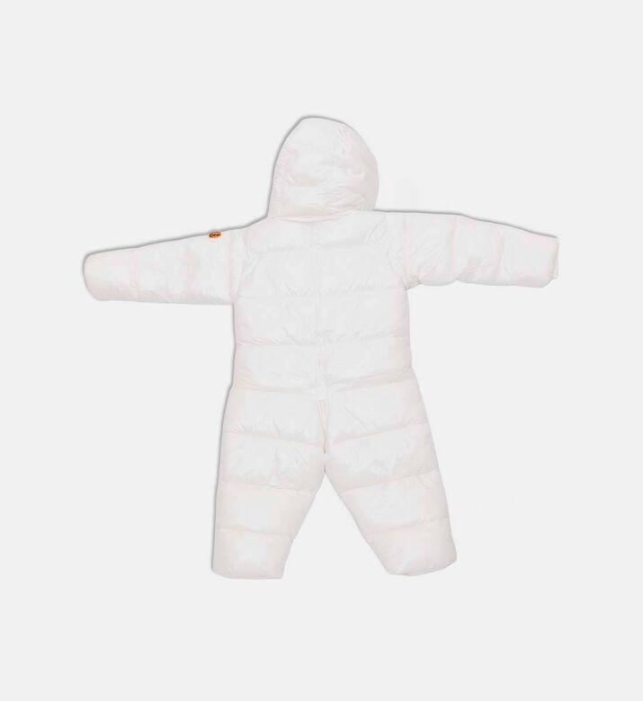 Save the Duck Padded Zip Fastening Snow Suit, Off-white, 12-18m, Packshot View