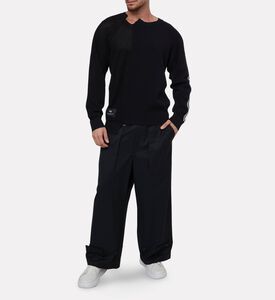Y-3 Elastic Waistband Wide-leg Pants, Model View