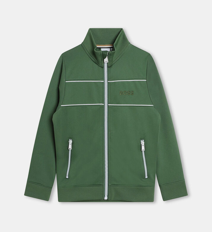 Boy Polytricot Hooded Cardigan