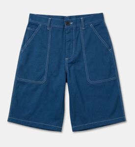 Galeries Lafayette Cotton Workwear Shorts, Blue, L, Packshot View