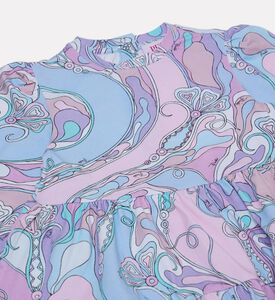 Emilio Pucci Patterned Jersey Kids Dress, Packshot View