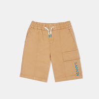 Asymmetrical Pockets Twill Shorts