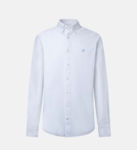 قميص بأزرار من قطن أكسفورد المغسول