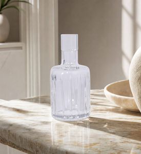 Mario Cionni Fifty-fifty Crystal Short Decanter, Model View