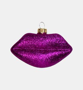 Glittered Lips Ornament - 9.5 Cm Glittered Lips Ornament - 9.5 Cm