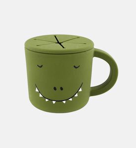 كوب مستر دينو سيليكون للوجبات الخفيفة - 11 × 8 × 8 سم