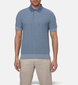 Vince Short-sleeve Button Placket Polo, Model View