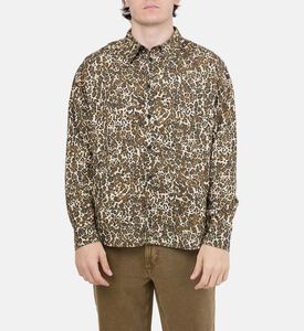 Leopard-print Button-down Shirt Leopard-print Button-down Shirt