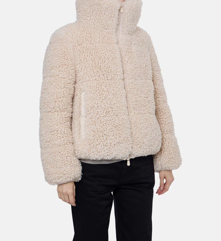 Save the Duck Faux Shearling Puffer Jacket, Model View