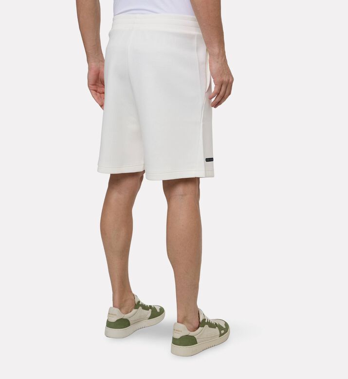 EA7 Cotton-blend Regular-fit Shorts, Model View
