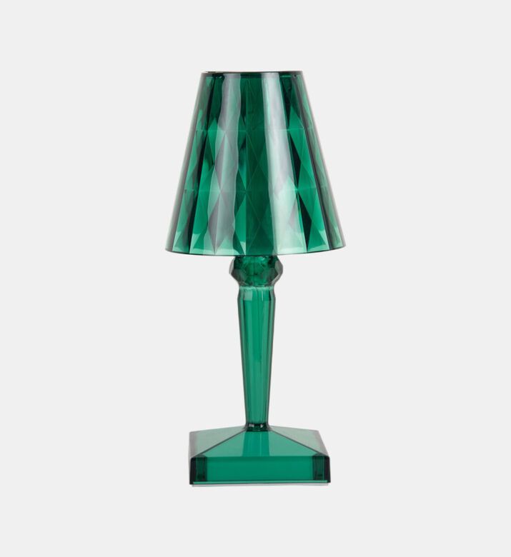 Leitmotiv Gem Geometric Table Lamp, Green, Packshot View