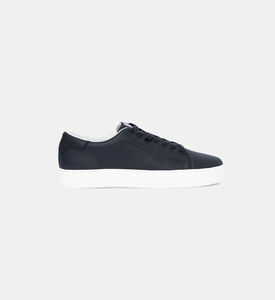 Leather Low-top Lace-up Sneakers