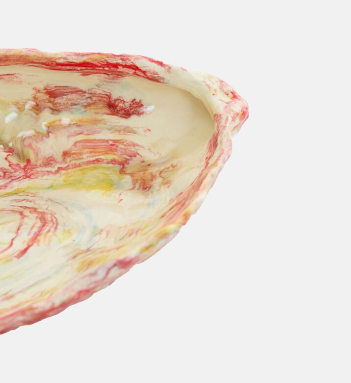 Light and Living Kalako Glossy-finish Textured Dish, Packshot View