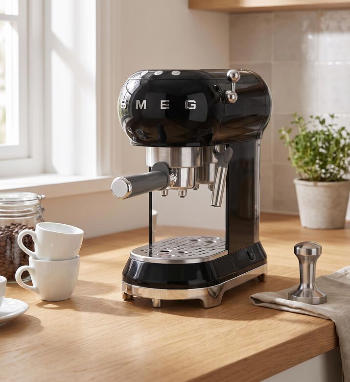 Smeg Pump Espresso Coffee Machine, Model View