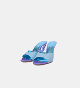 Paloma Leather Med Heel Sabots