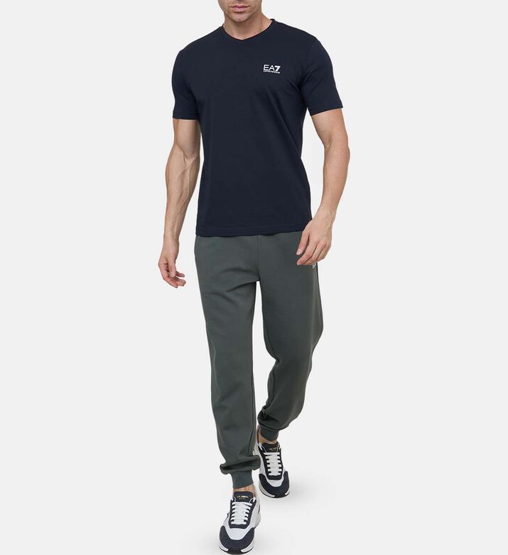 V-neck Lyocell Cotton T-shirt