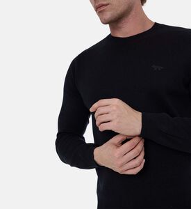 Knit Fox-embroidery Long-sleeve Sweater Knit Fox-embroidery Long-sleeve Sweater