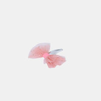 Glitter Tulle Bow Clip