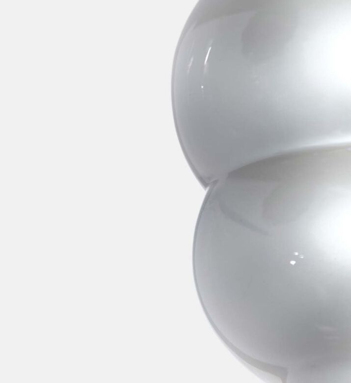 مصباح قلادة الزجاج الضبابي