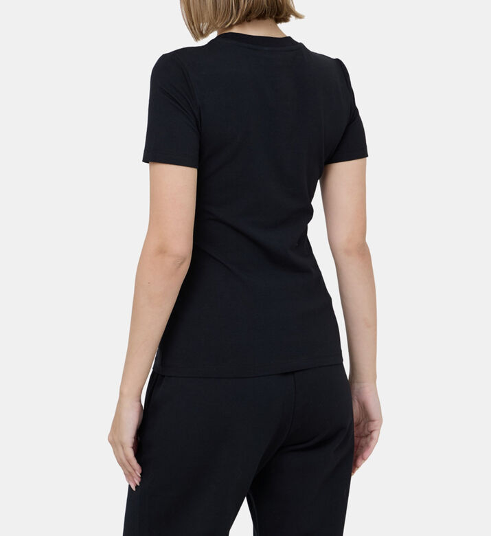 Cotton Sequined Logo T-shirt