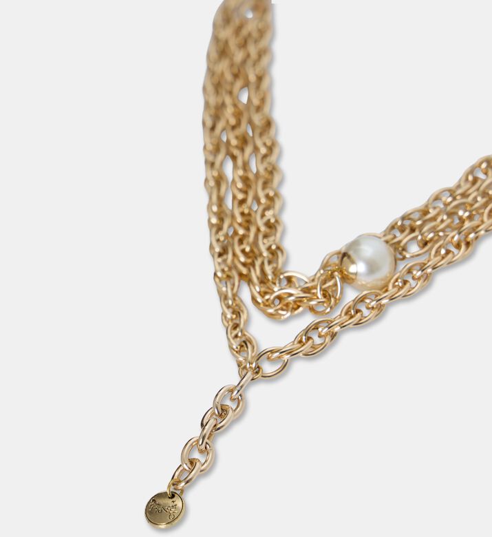 Weill Pearl-accented Layered Chain Necklace, Packshot View