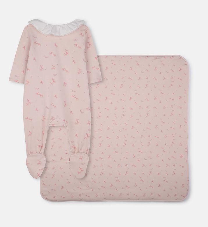 طقم رومبر للأطفال بطبعة شعار