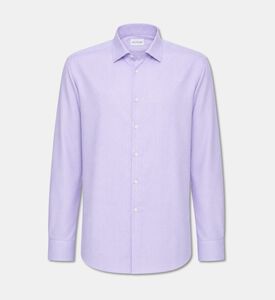 Pal Zileri Classic Collar Cotton Shirt, Violet, 44, Packshot View