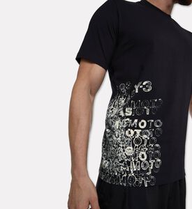 Y-3 Logo-print Crewneck T-shirt, Model View