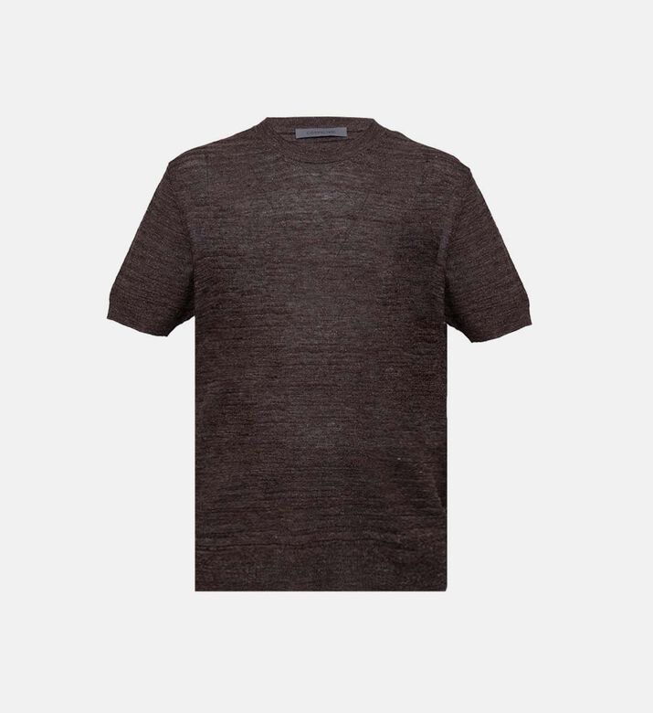 كنزة صوف برقبة دائرية فائقة النعومة