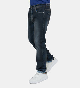 Washed 5-pockets Denim Pants