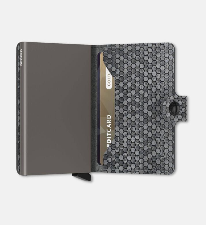 Secrid Wallets Wallet Mini Hexagon Mhe-grey, Packshot View