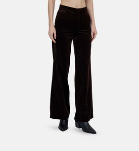 Velvet Wide-leg Pants