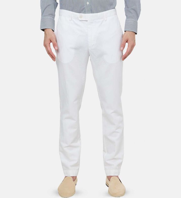 Cotton Linen Chino Trousers