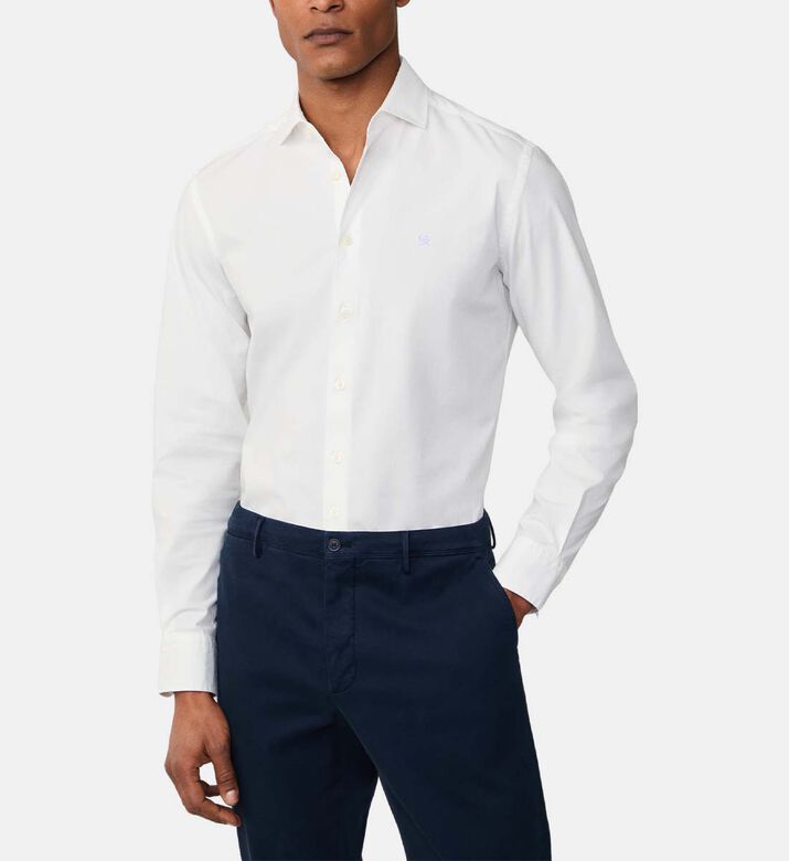 Logo-embroidery Long-sleeve Shirt